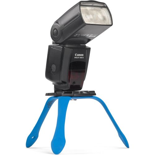  [아마존베스트]Pictar Splat Flexible Mini Tripod for DSLR Cameras Selfies - Supports 2.6 Pounds, Blue