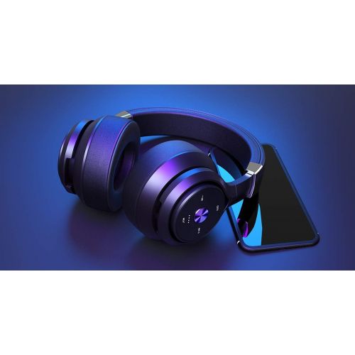  [아마존 핫딜] [아마존핫딜]Picun Dual Driver 40 Hours Wireless Headphones Over Ear, EQ Deep Bass HiFi Stereo Bluetooth Headphones with HD Mic, Battery Indicator, Soft Protein Earpads for Gym Travel Work Cell