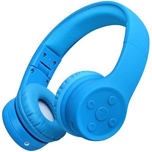  [아마존베스트]Picun Kids Bluetooth Headphones Safe Volume Limited 85dB 15 Hours Play Time Foldable Stereo Sound Headsets with Mic Wireless Headphones for Boys Children Computer Cell Phones Table