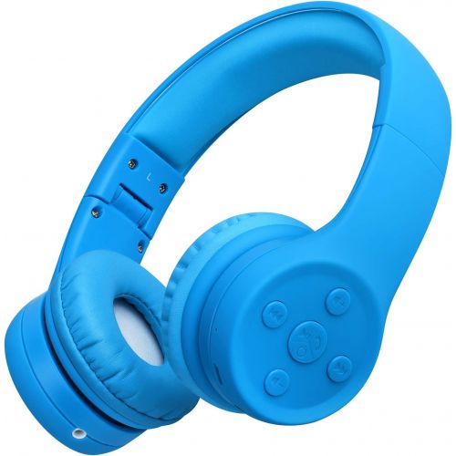  [아마존베스트]Picun Kids Bluetooth Headphones Safe Volume Limited 85dB 15 Hours Play Time Foldable Stereo Sound Headsets with Mic Wireless Headphones for Boys Children Computer Cell Phones Table