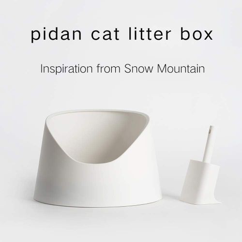  [아마존핫딜][아마존 핫딜] Pidan pidan Cat Litter Box Large Litter Pan Cat Toilet Open Design Moderate Capacity Safe and Reliable Moderate Capacity Easy to Use