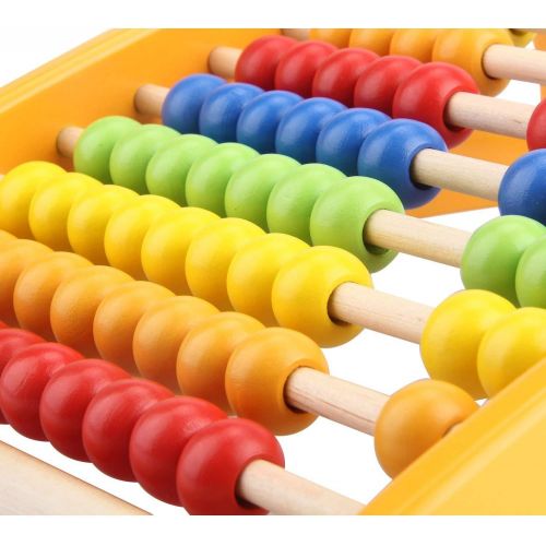  [아마존베스트]Pidoko Kids 123 Learning Abacus Toy - Math Manipulatives Numbers Counting Beads | Educational Toys For Toddlers - Preschool Boys and Girls 2 Year Olds And Up