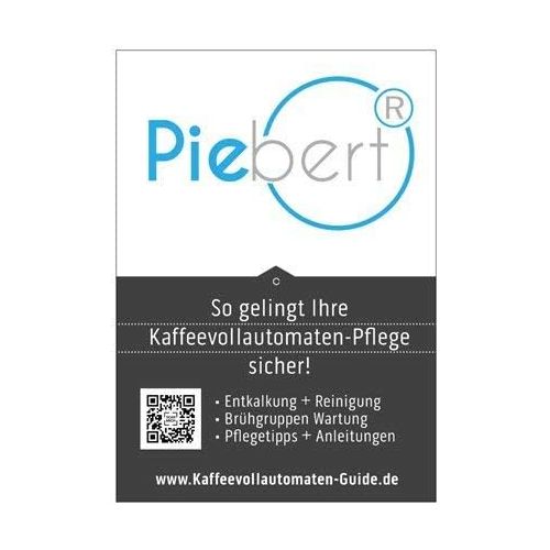  10ml Piebert Spezial Silikonfett fuer Bruehgruppen in Kaffeevollautomaten | Pflegefett fuer Gleitschienen, Dichtungen und Gelenke | Hochergiebig & Lebensmittelecht | Made in Germany