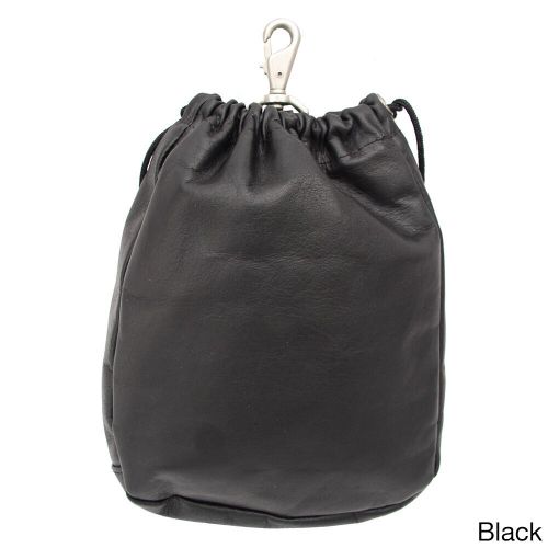  Piel Leather Large Drawstring Pouch by Piel Leather