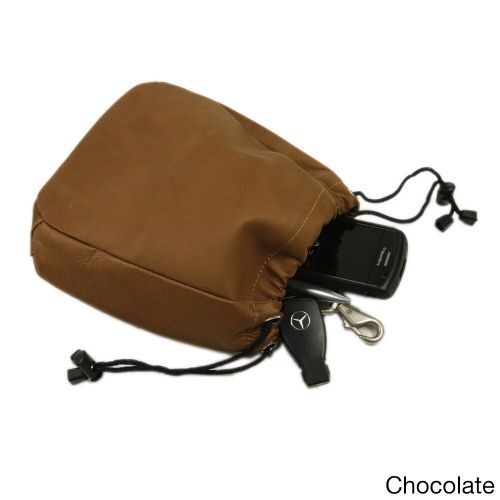  Piel Leather Large Drawstring Pouch by Piel Leather