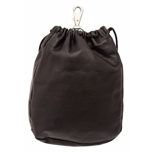  Piel Leather Large Drawstring Pouch by Piel Leather