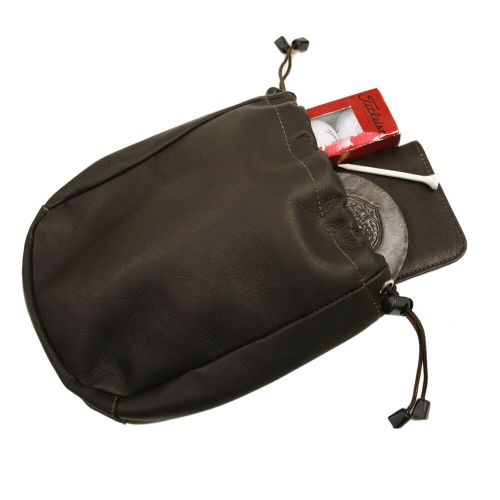  Piel Leather Large Drawstring Pouch by Piel Leather