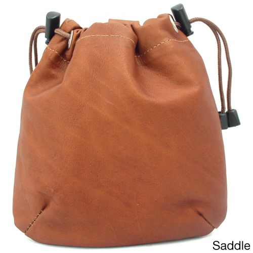  Piel Leather Drawstring Golf Pouch by Piel Leather