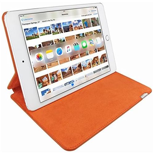  Piel Frama FramaSlim Leather Case for Apple iPad Mini 4, Crocodile Swaro Orange (723SWN)