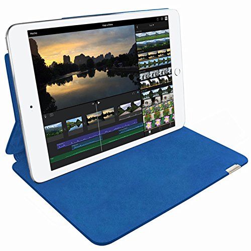  Piel Frama FramaSlim Leather Case for Apple iPad Pro 12.9, Blue (731DB)