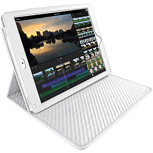  Piel Frama Cinema Leather Case for Apple iPad Pro 12.9, White (730W)