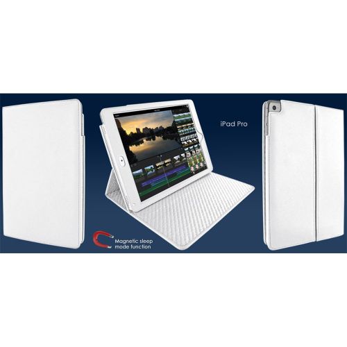  Piel Frama Cinema Leather Case for Apple iPad Pro 12.9, White (730W)
