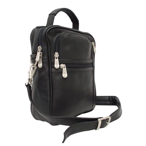  Piel Leather Radio Video Camera Bag, Saddle, One Size