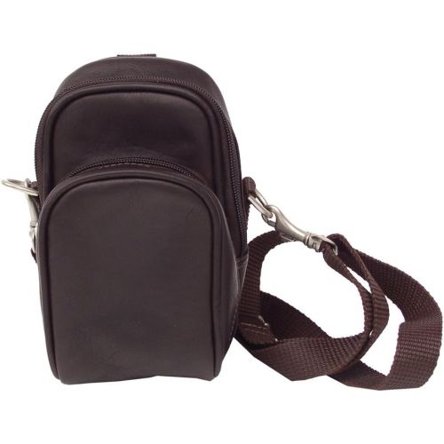  Piel Leather Camera Bag, Chocolate, One Size