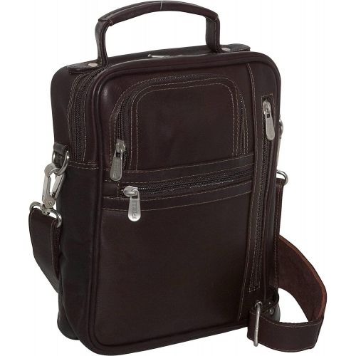 Piel Leather Radio Video Camera Bag, Chocolate, One Size