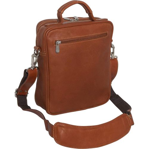  Piel Leather Radio Video Camera Bag, Saddle, One Size