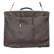 Piel Leather Elite Garment Bag, Chocolate, One Size