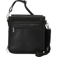 Piel Leather Double Loop Tablet Carry-all, Black