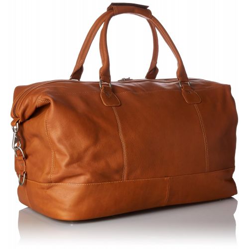  Piel Leather Large Classic Satchel Carry-On, Honey, One Size