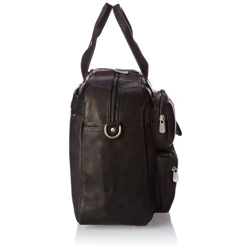  Piel Leather Multi-Pocket Carry-on, Black