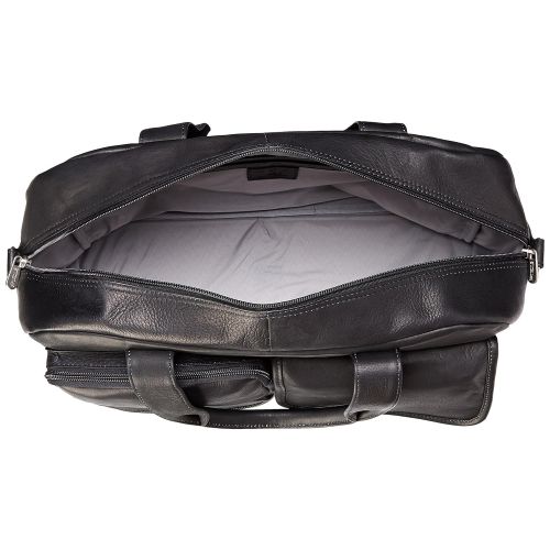  Piel Leather Multi-Pocket Carry-on, Black