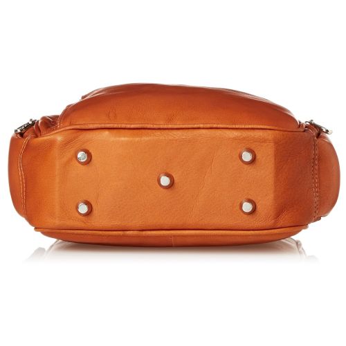  Piel Leather Urban Shoulder Bag, Saddle