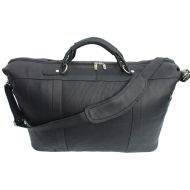 Piel Leather Large Carry-On Satchel, Black, One Size