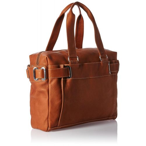  Piel Leather Ladies Slim Carry-on, Saddle