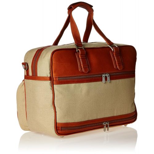  Piel Leather Carry-on with Pockets, Saddle