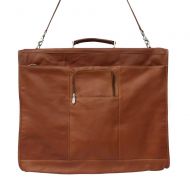 Piel Leather Elite Garment Bag, Chocolate, One Size