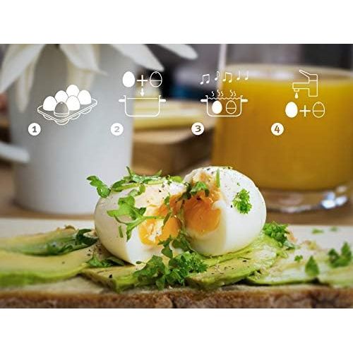  [아마존베스트]PiepEi Brainstream Duesseldorfer A004801 PiepEgg Timer for Cooking with 3 Melodies for 3 Hardness Levels