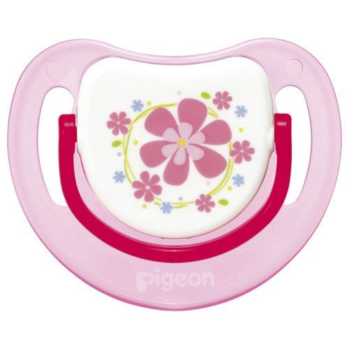 피죤 Pigeon Baby Pacifier Step 1 for 0-4 Months BPA Free (Pink)