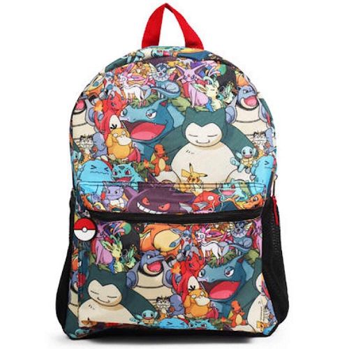  Pikachu Kids Pokemon Backpack All Over Print Full Size 16