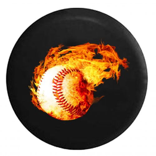  Pike Outdoors Glowing Flames with Fire Softball Baseball Fast Pitch Black 27.5 in