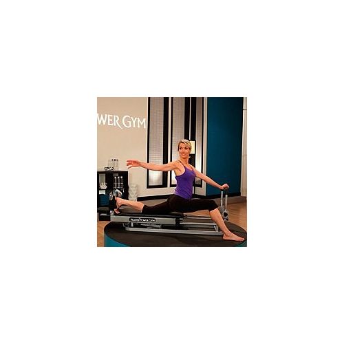  Pilates Power Gym Pro 3-Elevation Mini Reformer Exercise System with 3 Pilates Workout DVDs and The Power Flex Cardio Rebounder
