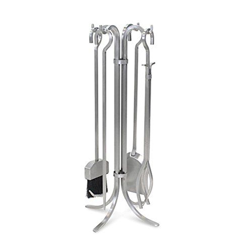  Pilgrim Stainless Steel Newport Fireplace Tool Set