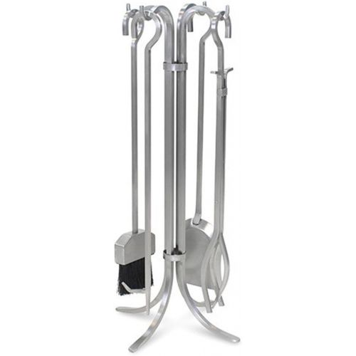  Pilgrim Stainless Steel Newport Fireplace Tool Set