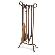 Pilgrim Home and Hearth 18013 Bowed Fireplace Tool Set, 31 H/16 Lb, Burnished Bronze