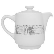 Pillivuyt Brasserie Coffee/Tea Pot, 18 Ounce Capacity