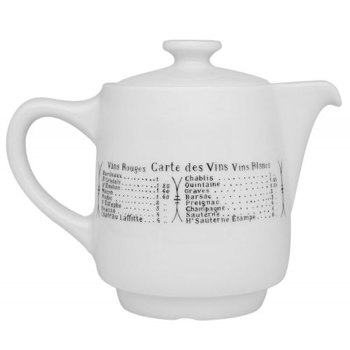  Pillivuyt Brasserie Coffee/Tea Pot, 18 Ounce Capacity