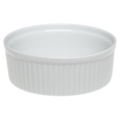  [무료배송]Pillivuyt Porcelain 8-Cup, 8-1/4-Inch Classic Pleated Souffle Dish