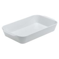 Pillivuyt Porcelain Extra Deep Rectangular Roaster With Ears, Extra Large - 15-by-10-by-3-Inch