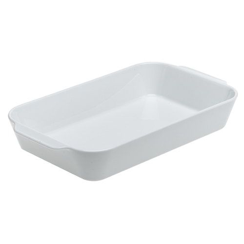  Pillivuyt Porcelain Extra Deep Rectangular Roaster With Ears, Extra Large - 15-by-10-by-3-Inch