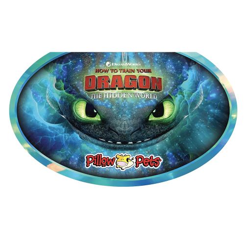  Pillow Pets NBCUniversal How to Train Your Dragon Light Fury 16 Stuffed Animal Plush Toy