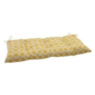 Pillow Perfect Indoor/Outdoor Rossmere Yellow Swing/Bench Cushion