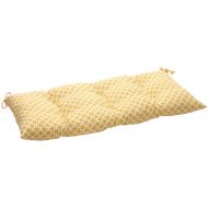 Pillow Perfect Indoor/Outdoor Hockley Yellow Swing/Bench Cushion