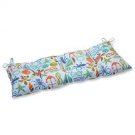 Pillow Perfect Indoor/Outdoor Seapoint Blue Summer Swing/Bench Cushion