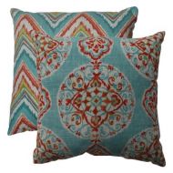 Pillow Perfect Mirage & Chevron Throw Pillows - Set of 2