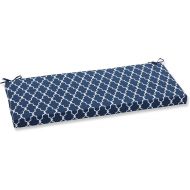 Pillow Perfect Outdoor/Indoor Garden Gate Navy Tufted Bench/Swing Cushion, 44 x 18.5