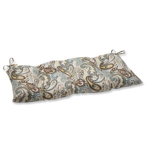  Pillow Perfect Indoor/Outdoor Tamara Paisley Quartz Swing/Bench Cushion